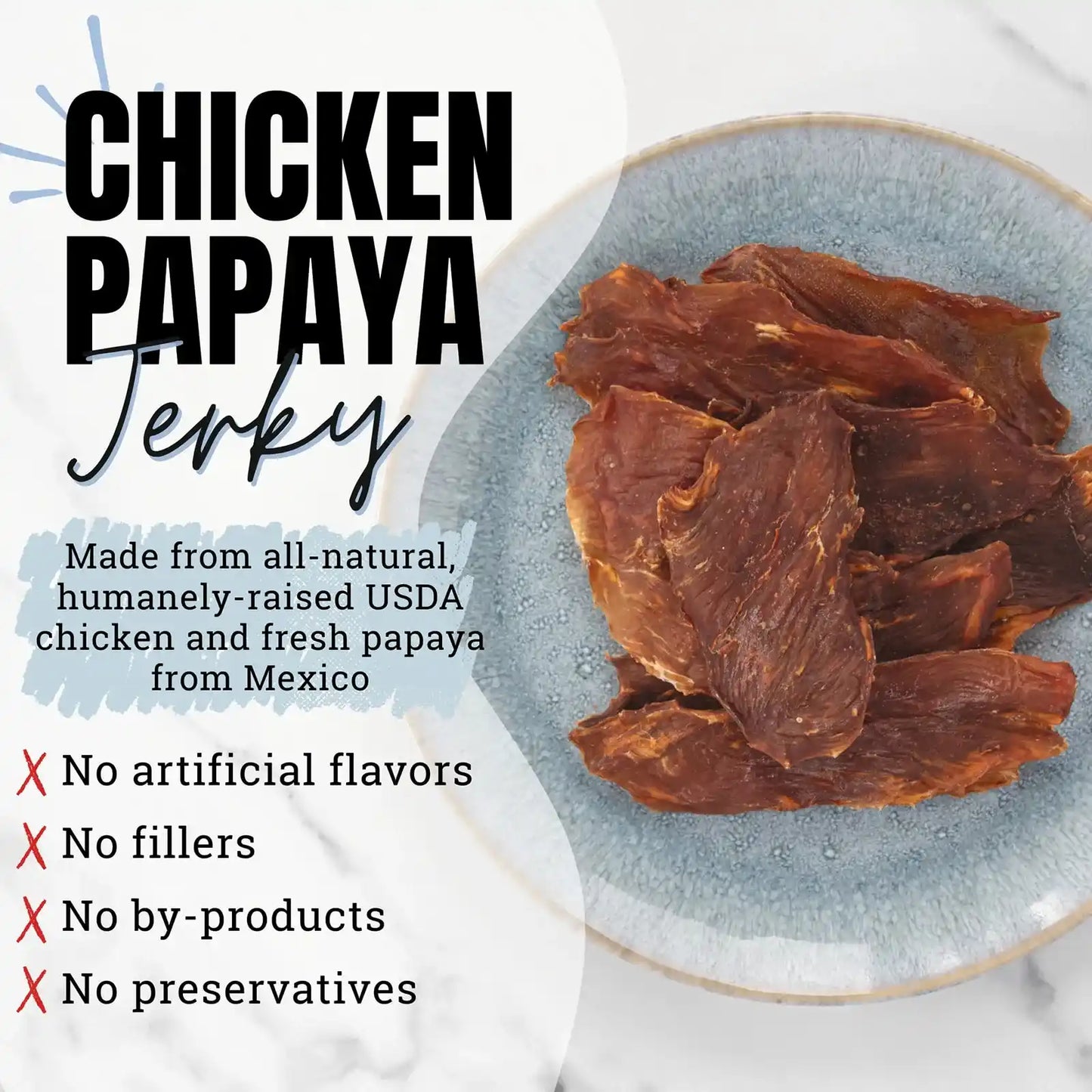 Chicken Papaya Jerky Details