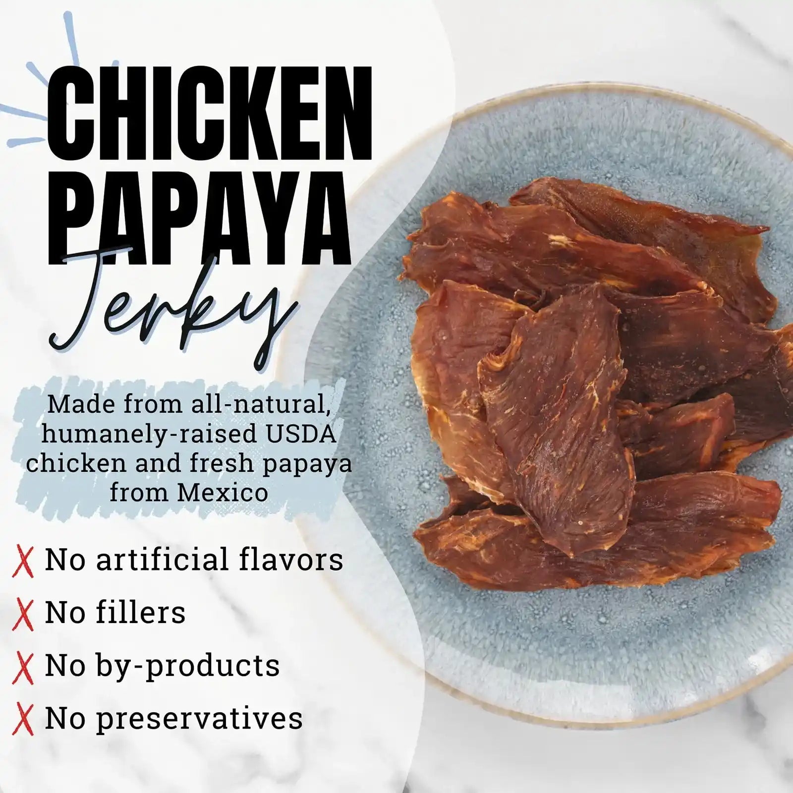 Chicken Papaya Jerky Details