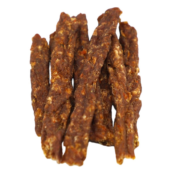 Dog treats on a white background